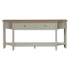 Sofia Sofa Table Large Hardwick Smoked Oak front view picture of the table
