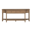 Sofia Sofa Table Large Smoked Oak front view picture pf the table