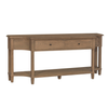 Sofia Sofa Table Large Smoked Oak wooden consol table with a bottom shelf