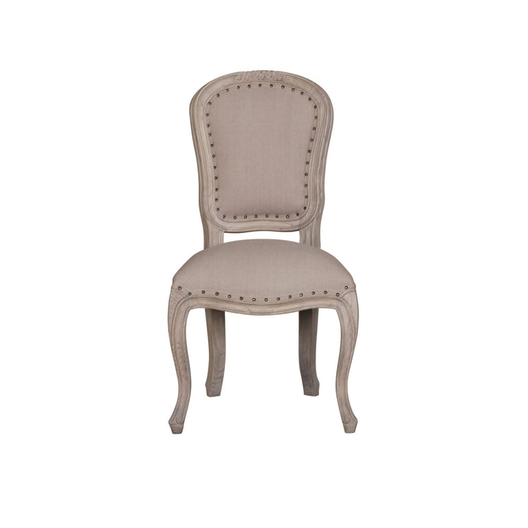 Sofia Upholstered Dining Chair Rustic Brown