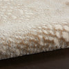 Nourison Solace Rug SLA06 Ivory Beige with a low & high cut pile