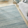 Concept Looms Somerset Rug SOM101 Aqua made in a light le color shade