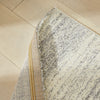 Concept Looms Somerset Rug SOM101 White Grey with a latex backing