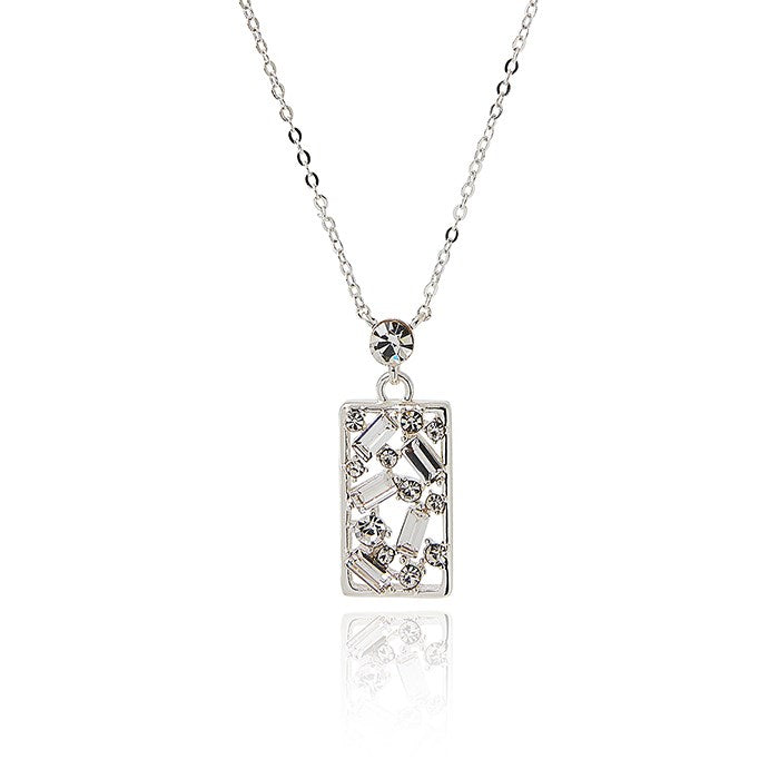 Sparkle Silver Plated Necklace