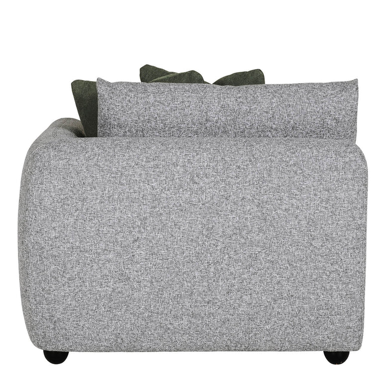 Spencer Arm Sectional Grey RHF