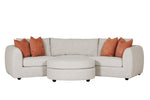 Modern Spencer Arm Sectional Natural RHF corner group
