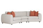 Luxurious Spencer Arm Sectional Natural RHF corner suit
