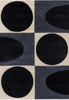 Orla Kiely Spot Square Blue Navy Rug 157908 front view picture