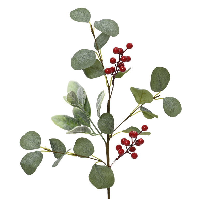 Christmas Decoration Spray Stem With Berries