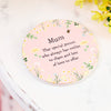 Spring Floral Mum Ceramic Coasters Set of 4