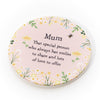 Spring Floral Mum Ceramic Coasters Set of 4 alternative view