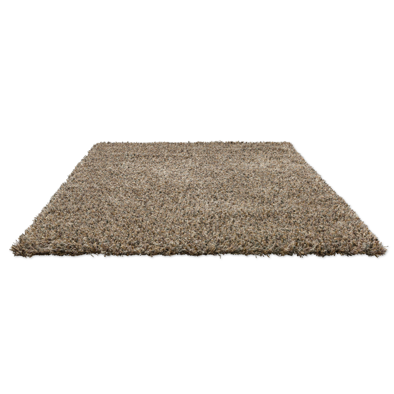 Brink & Campman Spring Storm Wool Shaggy Rug – Large Brown Carpet