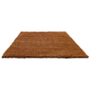 Brink & Campman Sprout Plain Rug Burnt Tangerine shaggy woolen rug