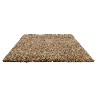 Brink & Campman Sprout Feather Coat – Brown Shaggy Wool Rug