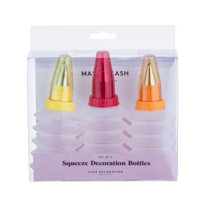 Set Of 3 Squeeze Bottles
