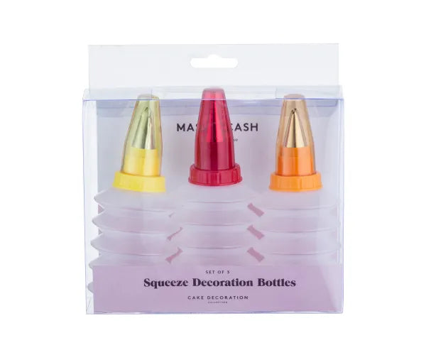 Set Of 3 Squeeze Bottles