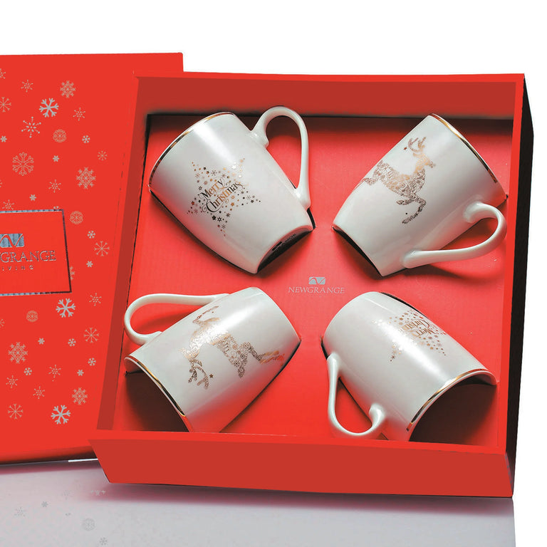 New Grange Stella Bone Chine Mug Set Of 4