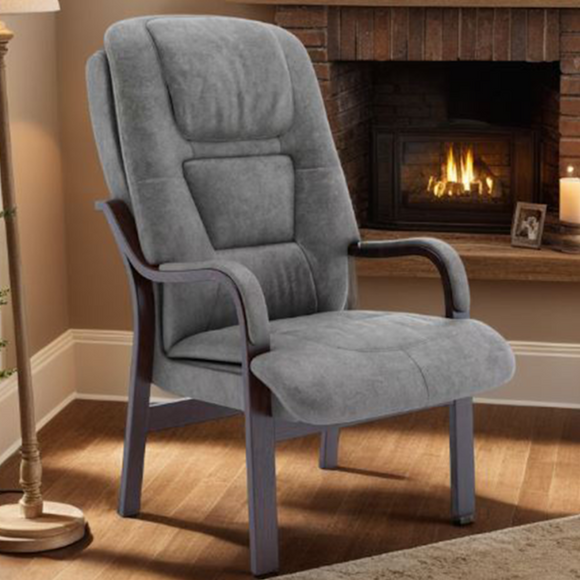 Stirling Orthopedic Chair Slate Grey life style picture