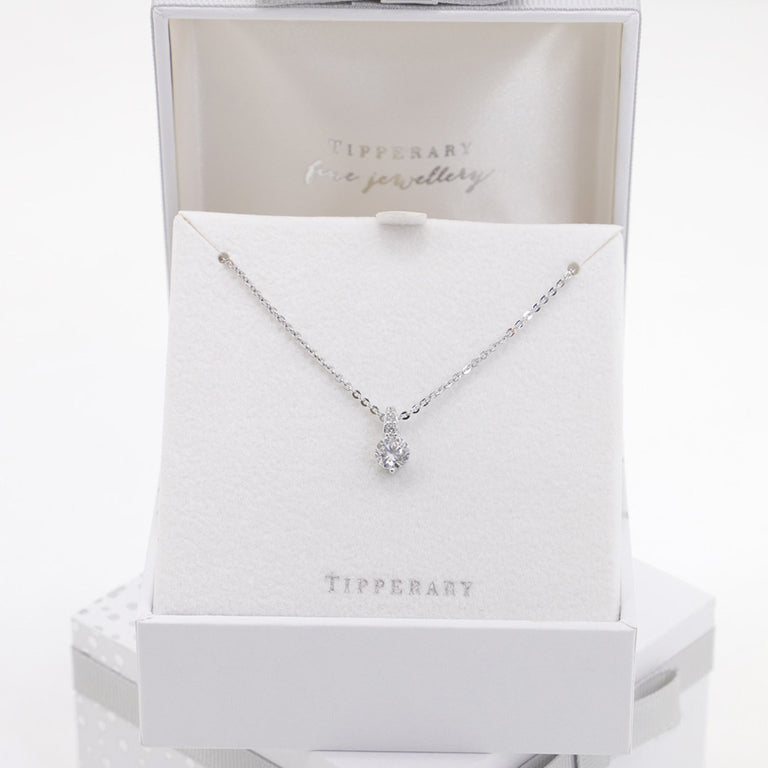 Tipperary Crystal Stone Pendant With Pave Bale