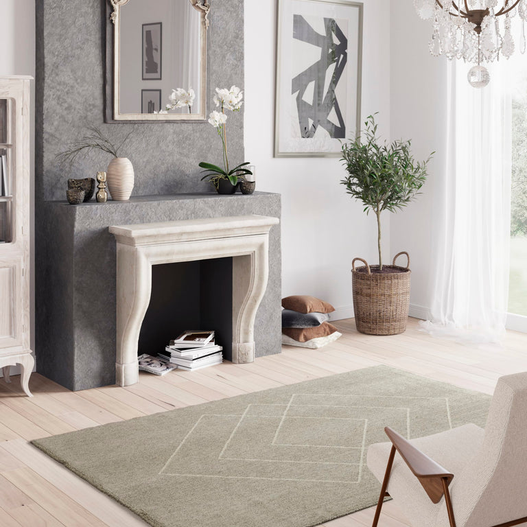 Storm 752 Geometric Rug Taupe