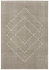 Storm 752 Geometric Rug Taupe picture of the rug design