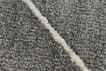 Storm 972 Geometric Rug Grey close view picture of the pile height