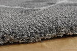Storm 972 Geometric Rug Grey picture of the border