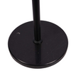Mesh-patterned floor lamp for ambient lighting.