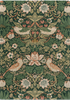 Morris & Co Strawberry Thief Floral Rug Forest picture of the rug floral design
