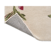Laura Ashley Summer Palace Floral Rug Cranberry/Grape with a cotton and latex backing