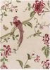 Laura Ashley Summer Palace Floral Rug Cranberry/Grape picture of the rug design