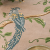Laura Ashley Summer Palace Floral Rug Truffle/Seaspray close-view picture of the pattern design