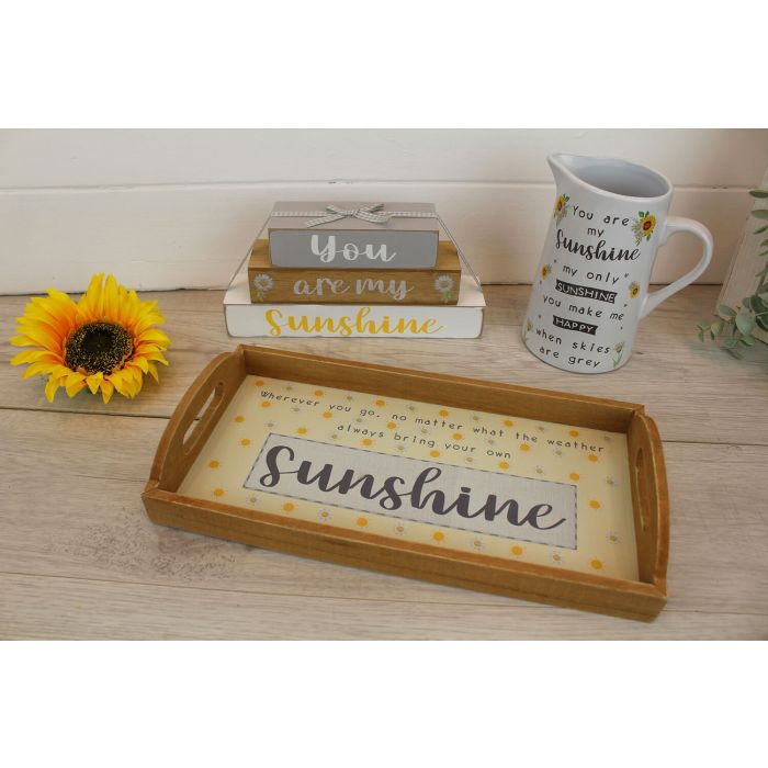 Bring Sunshine Wooden Tray