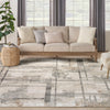 Nourison Sustainable Trends Rug SUT02 Ivory Multicolor lifestyle picture in the living room