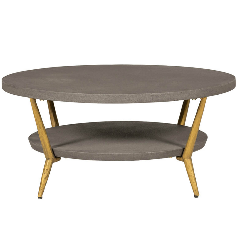 Tabitha Coffee Table Round Grey