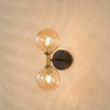 Takara 2 Light Wall Light Black and Bronze life style picture