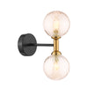 Takara 2 Light Wall Light Black and Bronze picture on the white background