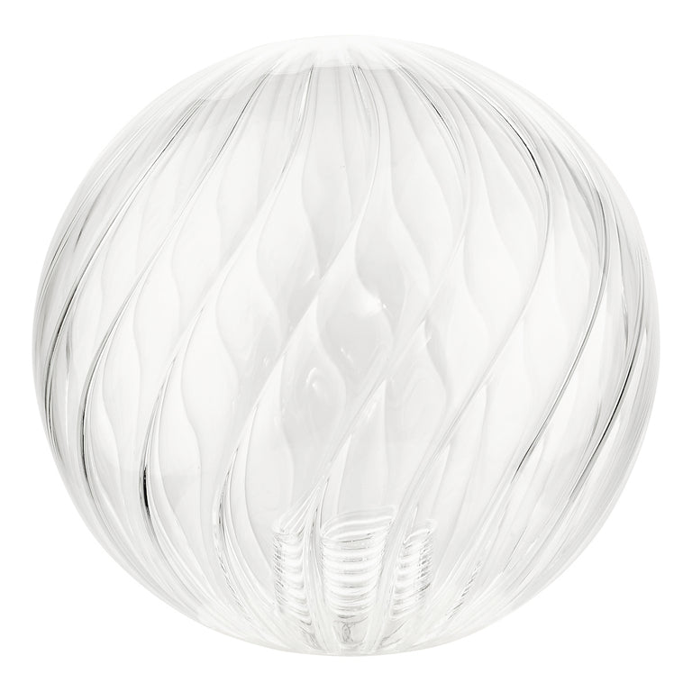Takara 6 Light Pendant With Twisted Closed Glass