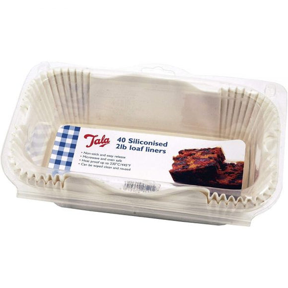 Loaf Pans Tala Set 40 Siliconised Greaseproof Loaf Tin Liners