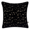 Scatterbox Cushion Talo Black/Gold picture of the cushion abstract design