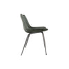 Sleek chair featuring stylish upholstery.