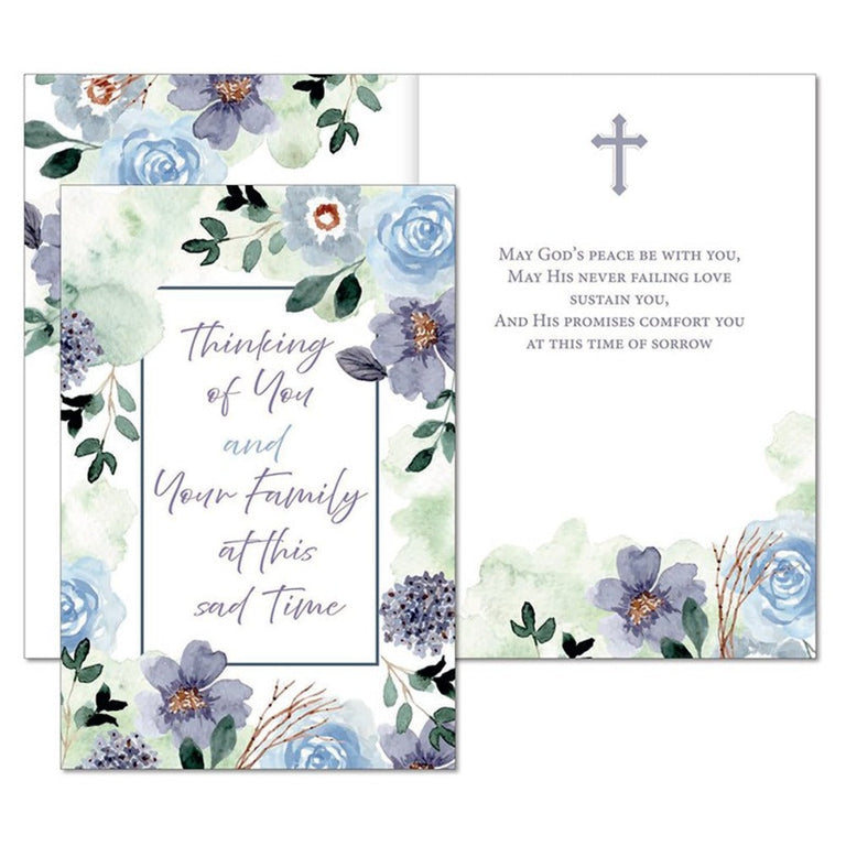 Thinking of You and Your Family Sympathy Card