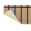 Marimekko Tiiliskivi Geometric Rug Bright Blue with a cotton and latex backing