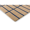 Marimekko Tiiliskivi Geometric Rug Bright Blue and-tufted rug with a cut pile