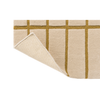 Marimekko Tiiliskivi Geometric Rug Bronze Yellow with a cotton and latex backing
