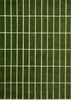 Marimekko Tiiliskivi Geometric Rug Green picture of the rug geometric design