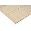Marimekko Tiiliskivi Geometric Rug Natural White hand-tufted rug with a cut pile