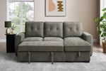 Toby Corner Sofa Bed Grey life style picture of the sofa bed