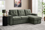 Toby Corner Sofa Bed Sage life style picture