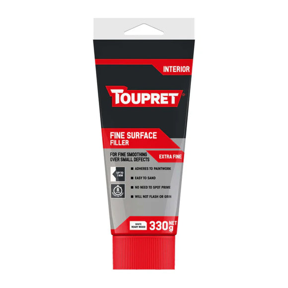Toupret Fine Surface Filler close view photo on the white background